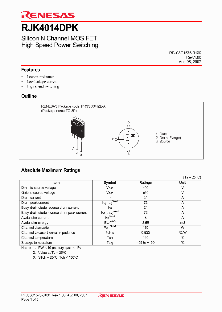 RJK4014DPK-00-T0_1301911.PDF Datasheet