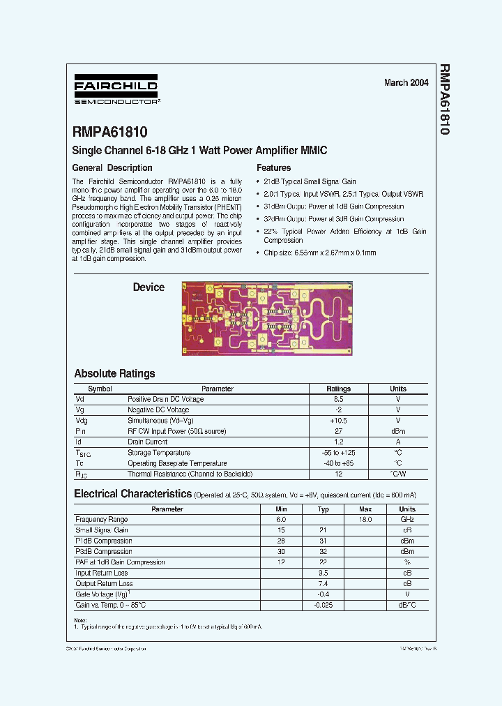 RMPA61810_1302249.PDF Datasheet