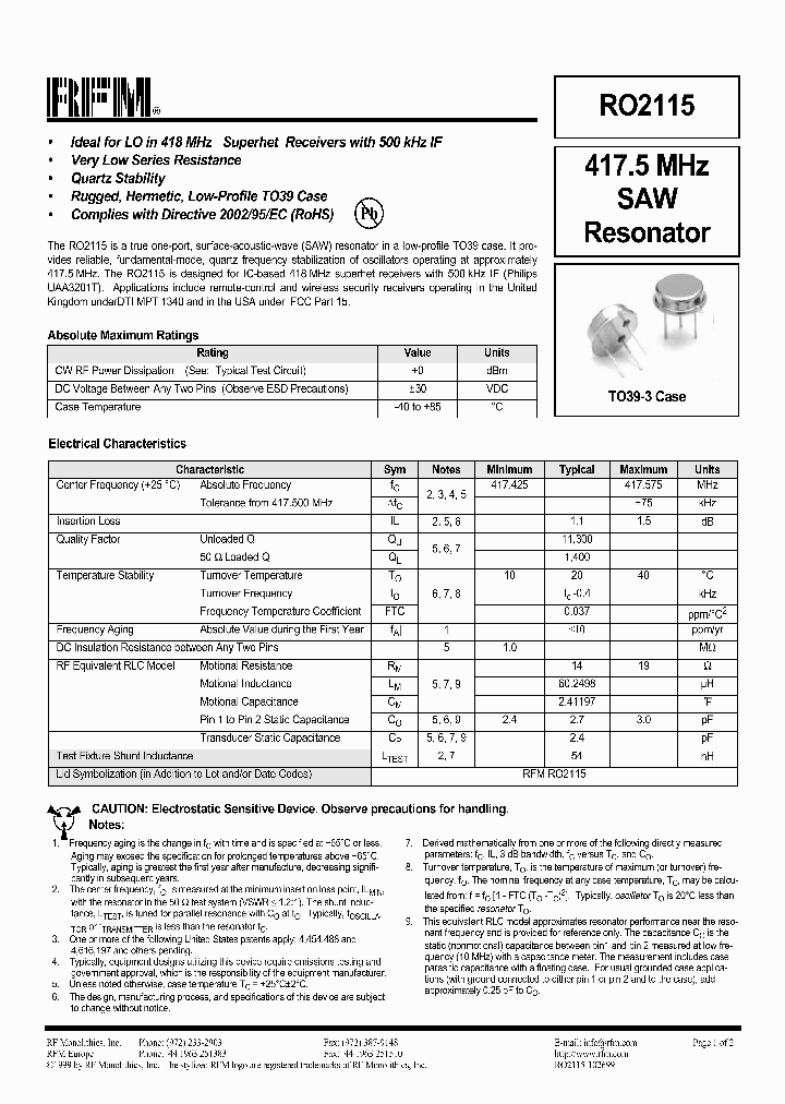 RO2115_1302440.PDF Datasheet