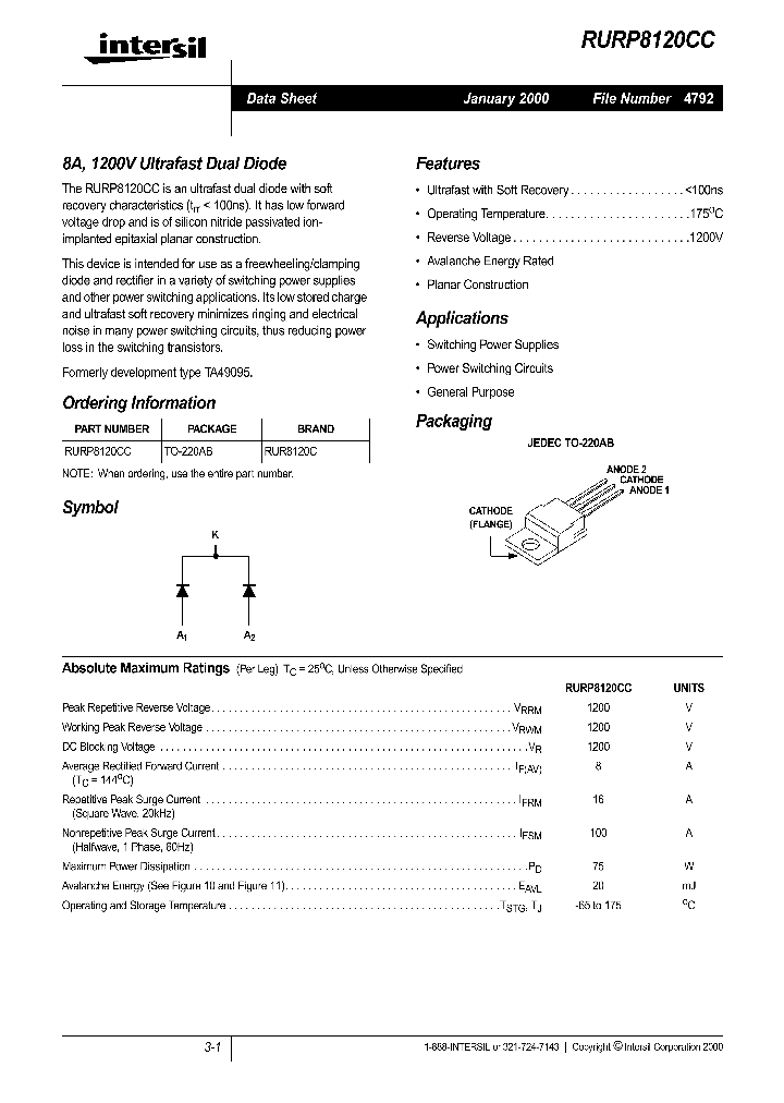 RURP8120CC_1303030.PDF Datasheet