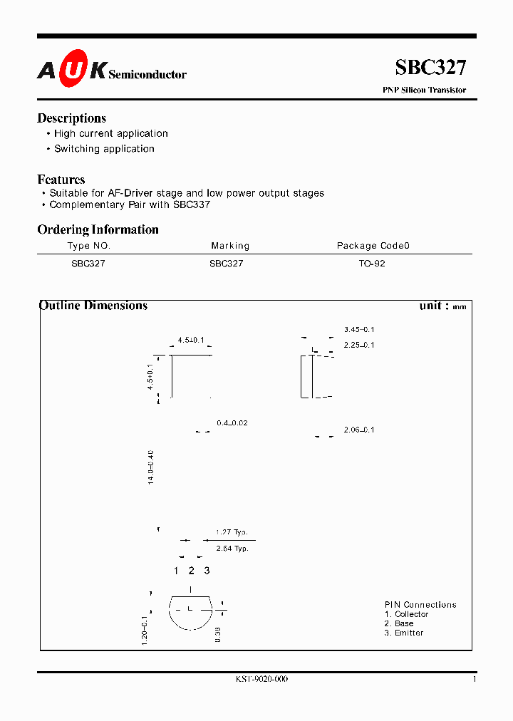 SBC327_1305265.PDF Datasheet