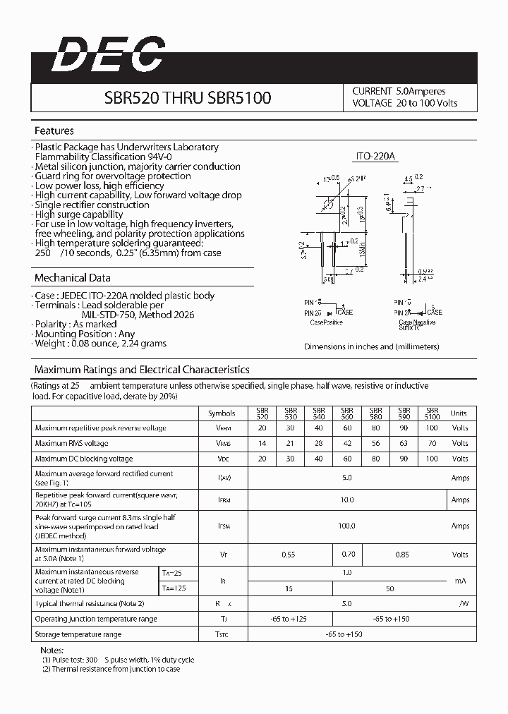 SBR560_1055949.PDF Datasheet