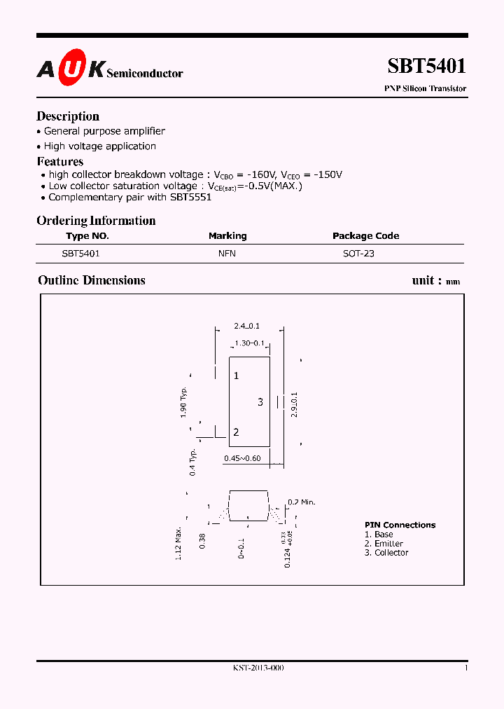 SBT5401_1305474.PDF Datasheet