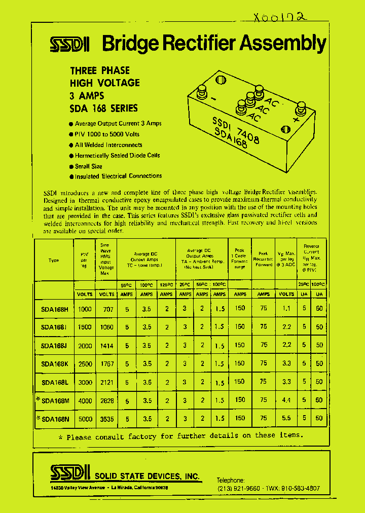 SDA168N_1306384.PDF Datasheet