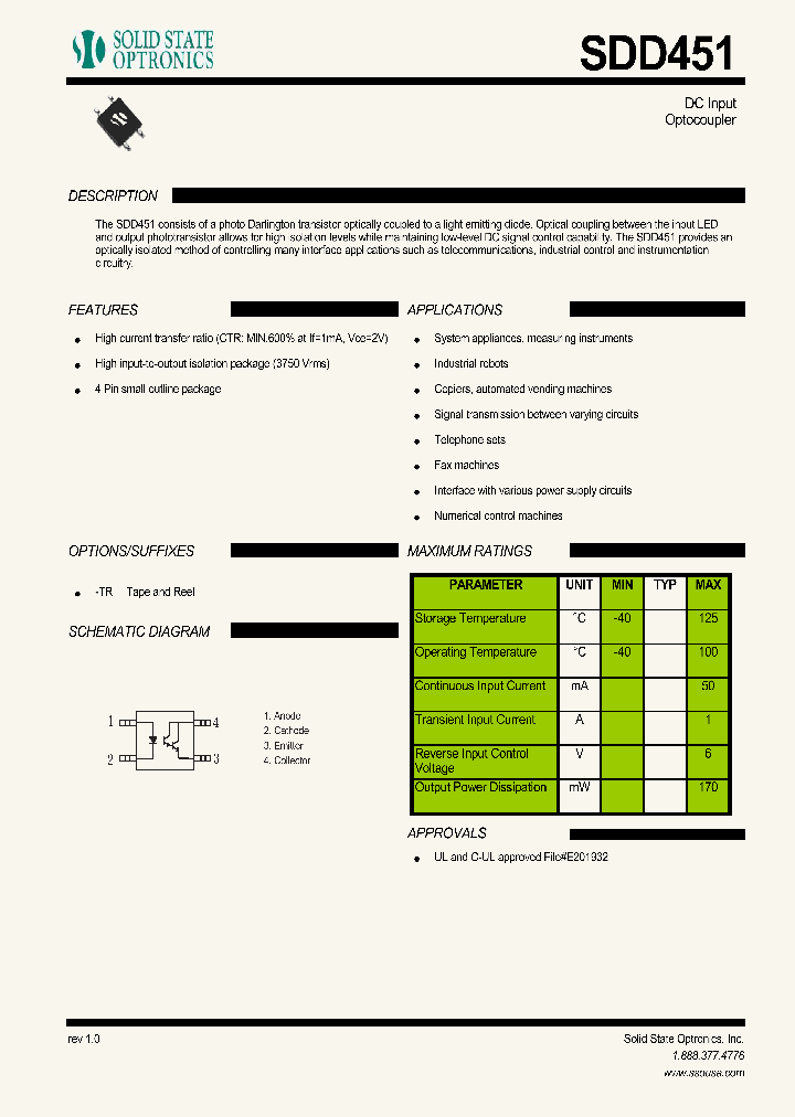 SDD451_1306528.PDF Datasheet