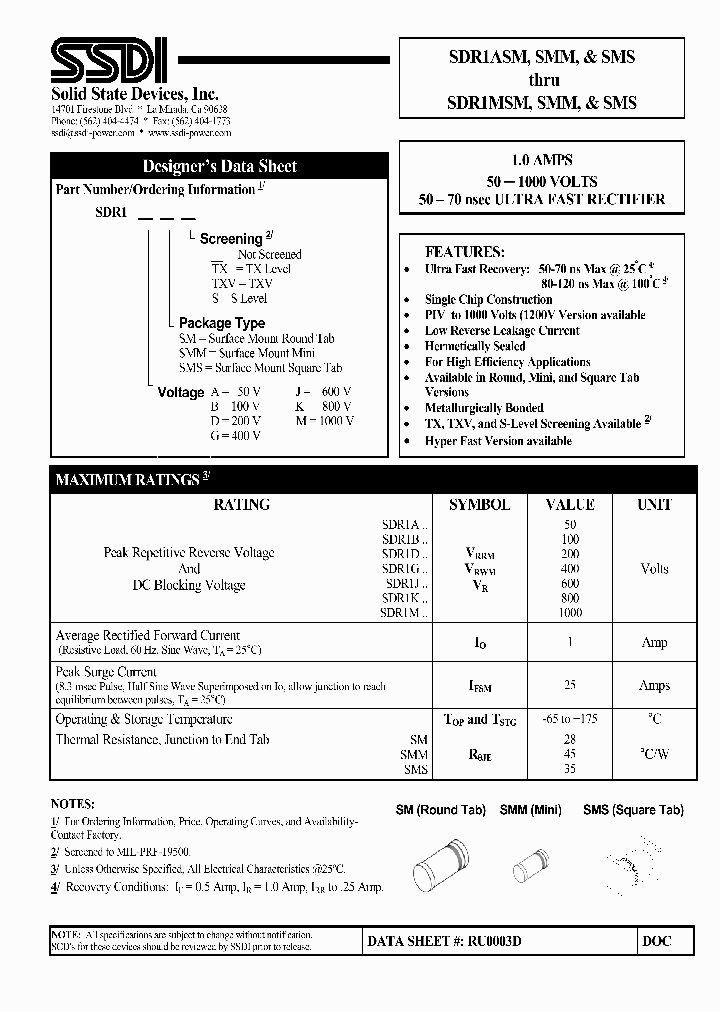 SDR1MSMS_1306630.PDF Datasheet