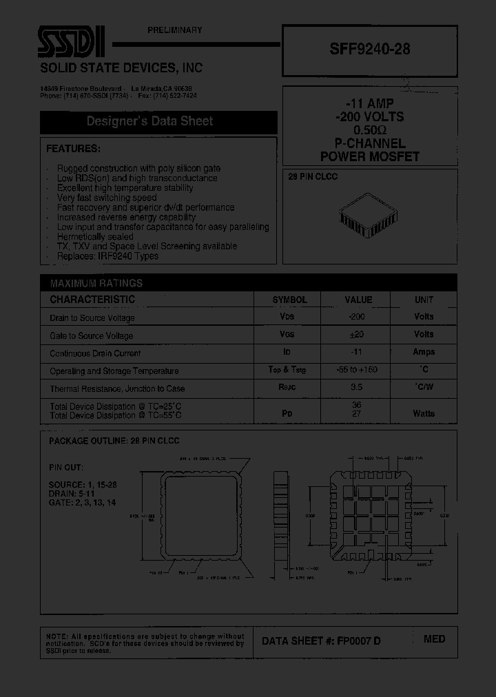 SFF9240-28_1307542.PDF Datasheet