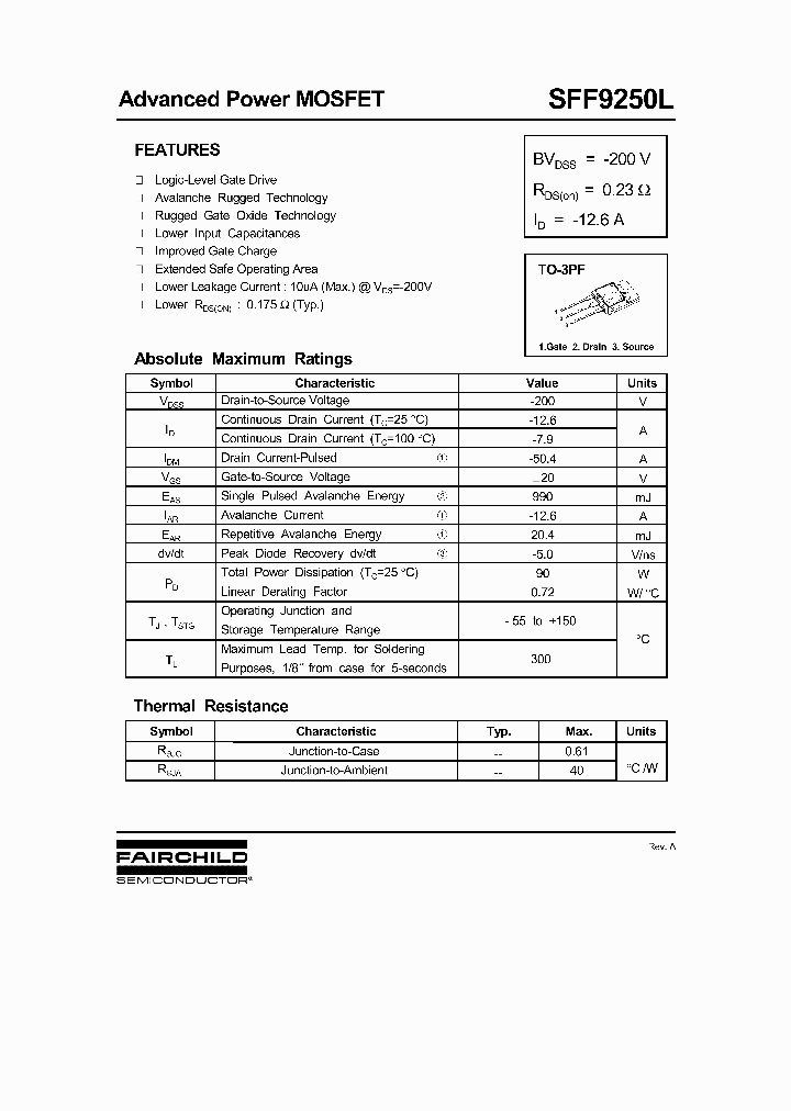 SFF9250L_1307547.PDF Datasheet