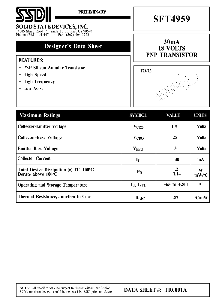 SFT4959_1307836.PDF Datasheet