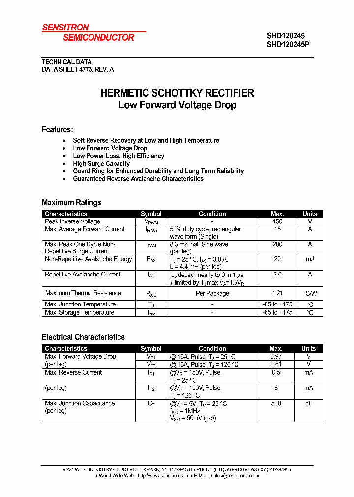 SHD120245_1164929.PDF Datasheet