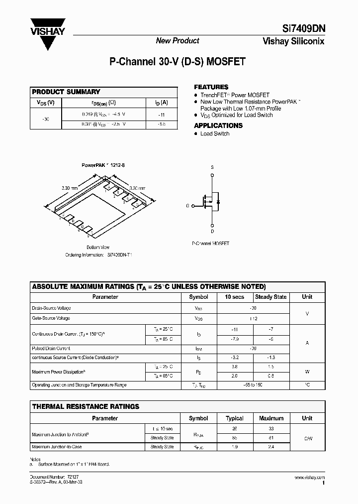 SI7409DN_1309149.PDF Datasheet