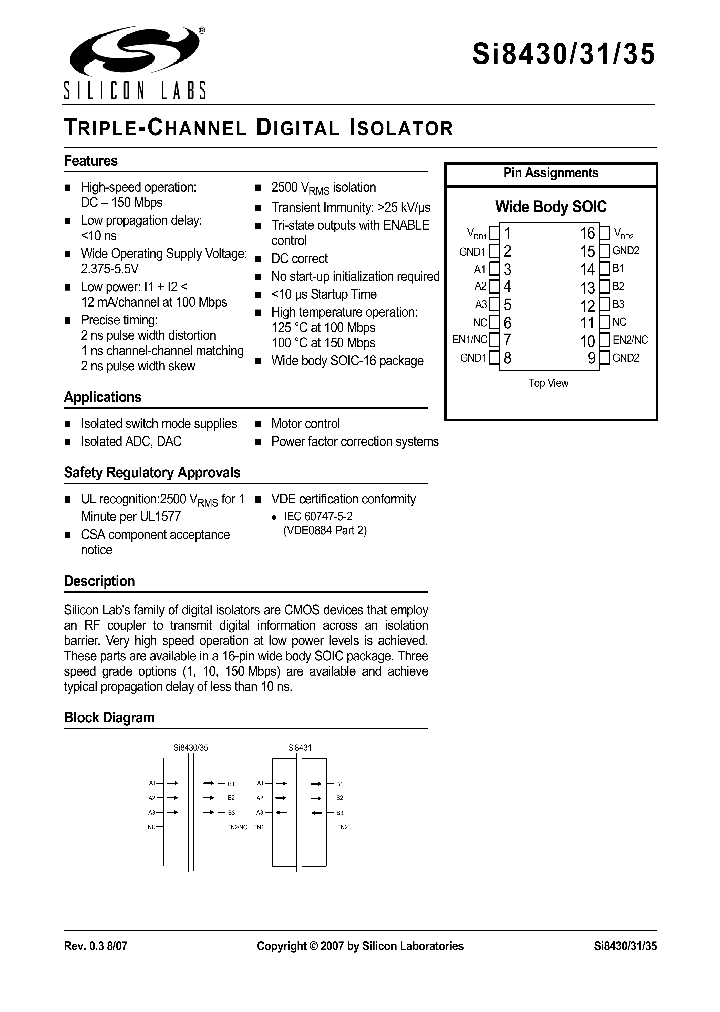 SI8435_1133107.PDF Datasheet