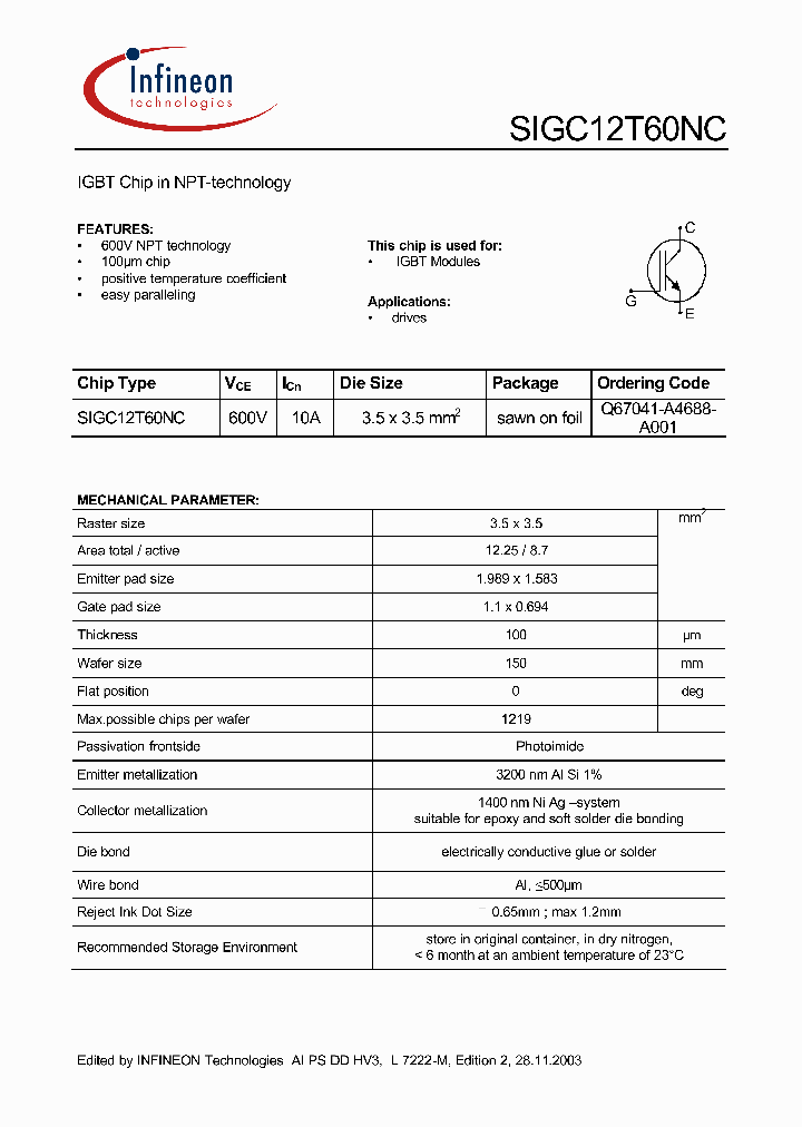 SIGC12T60NC_1309430.PDF Datasheet