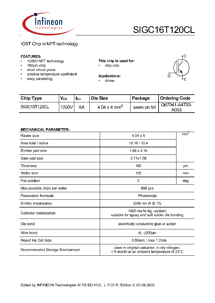 SIGC16T120CL_1309438.PDF Datasheet