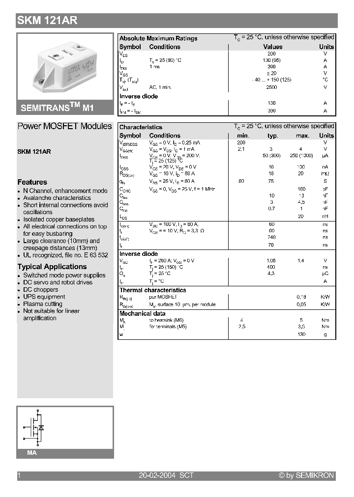 SKM121AR_1309848.PDF Datasheet