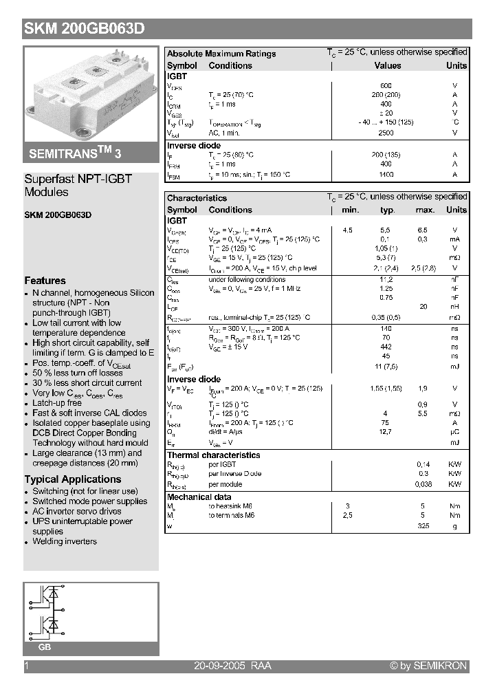 SKM200GB063D_1048034.PDF Datasheet