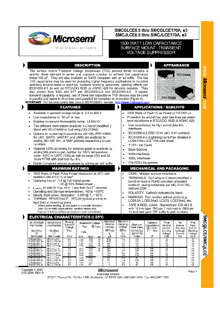 SMCJLCE90TR_1311255.PDF Datasheet