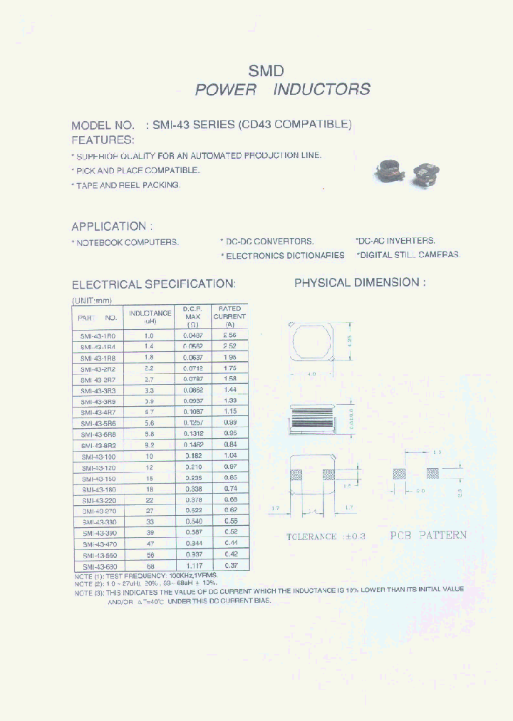 SMI-43-8R2_1311380.PDF Datasheet