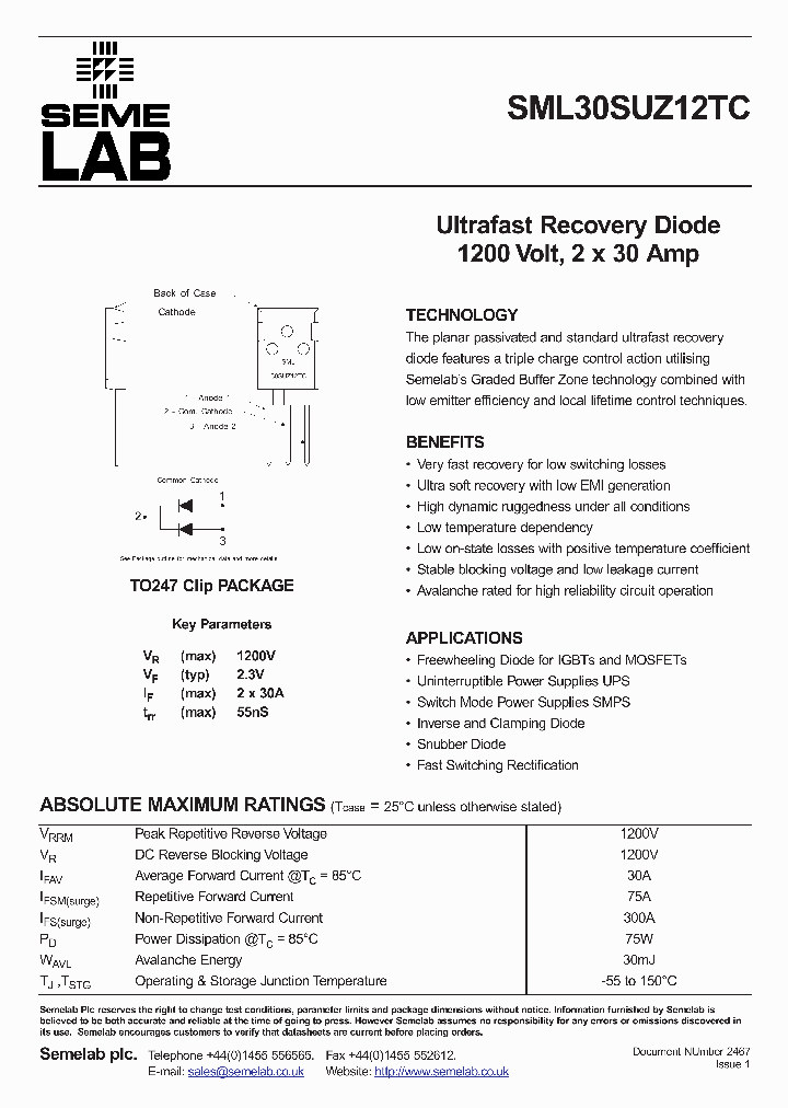 SML30SUZ12TC_1095097.PDF Datasheet