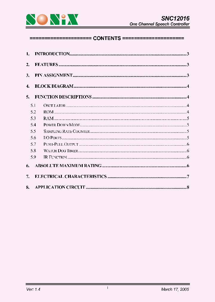 SNC12016_1120989.PDF Datasheet