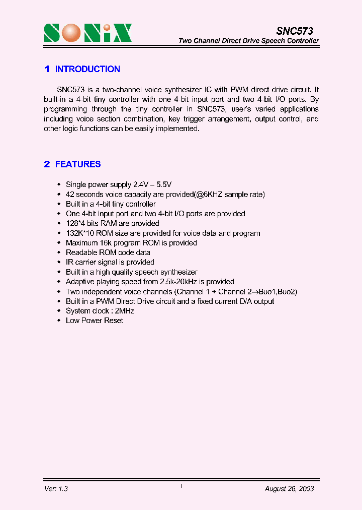 SNC573_1314089.PDF Datasheet