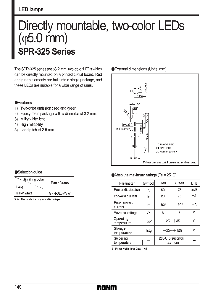 SPR-325_1315634.PDF Datasheet