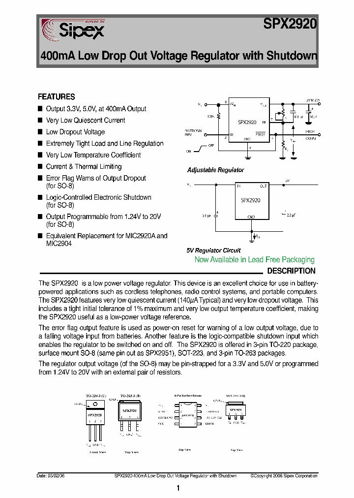 SPX292006_1315837.PDF Datasheet