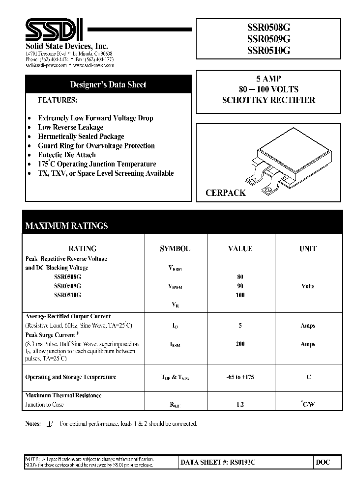 SSR0510G_1316876.PDF Datasheet