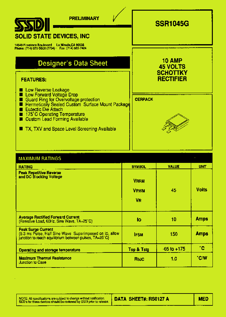 SSR1045G_1316882.PDF Datasheet