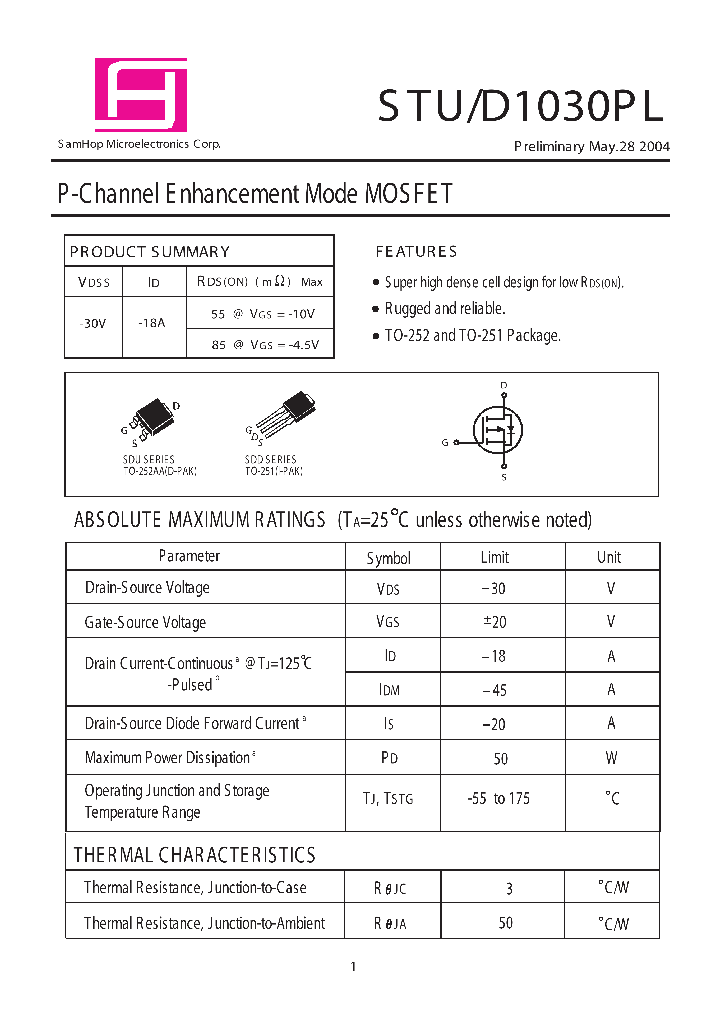 STD1030PL_1182484.PDF Datasheet