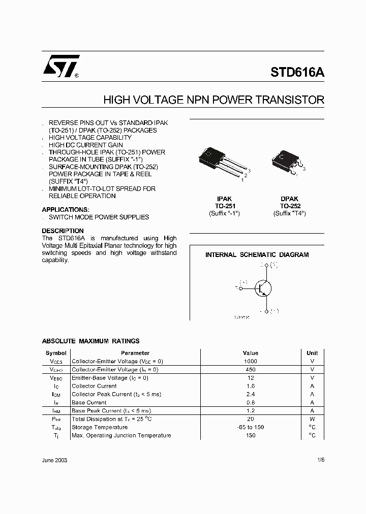 STD616A03_1318118.PDF Datasheet