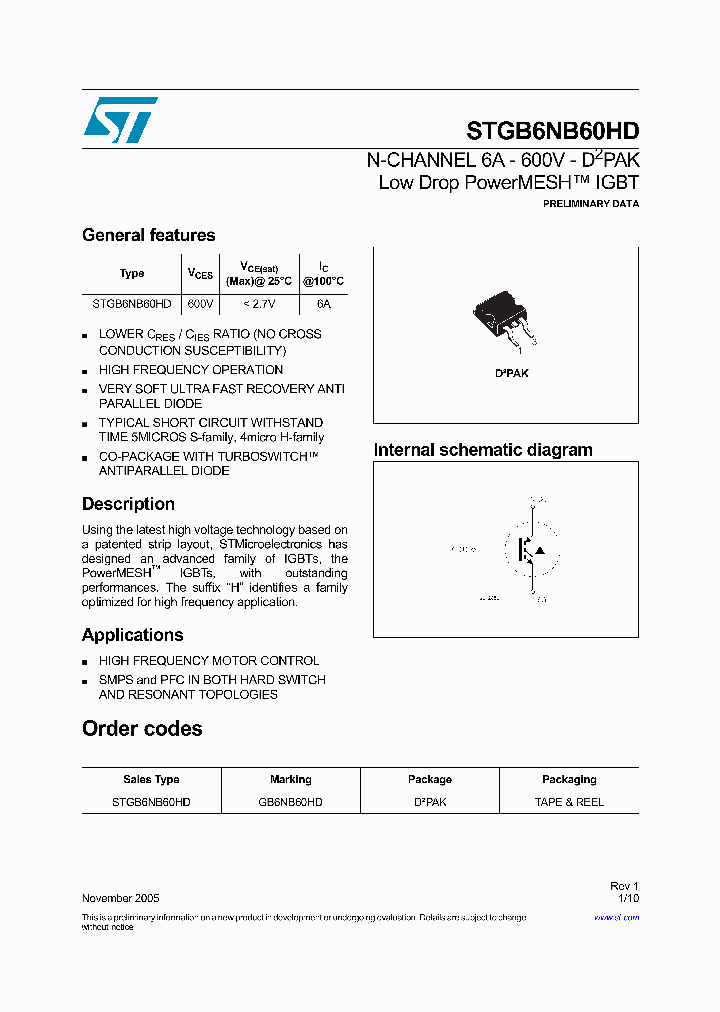 STGB6NB60HD_1318236.PDF Datasheet