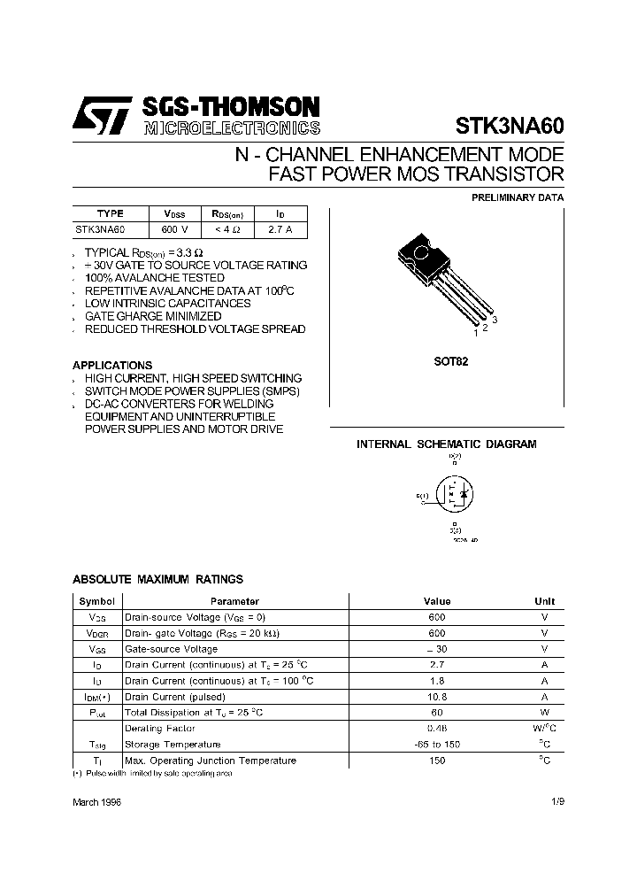 STK3NA60_1318443.PDF Datasheet
