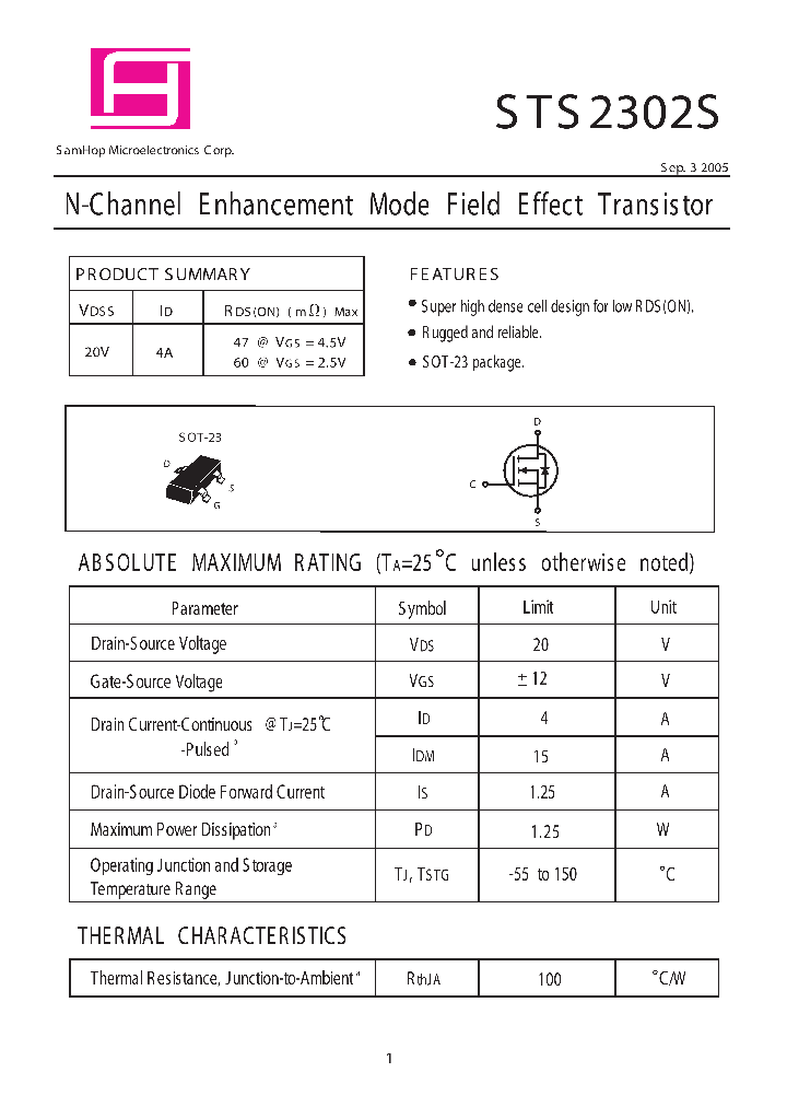 STS2302S_1164935.PDF Datasheet