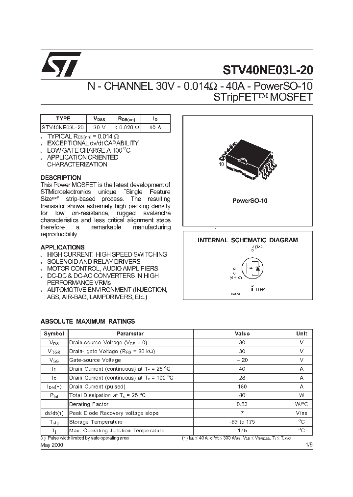 STV40NE03L-20_1179122.PDF Datasheet