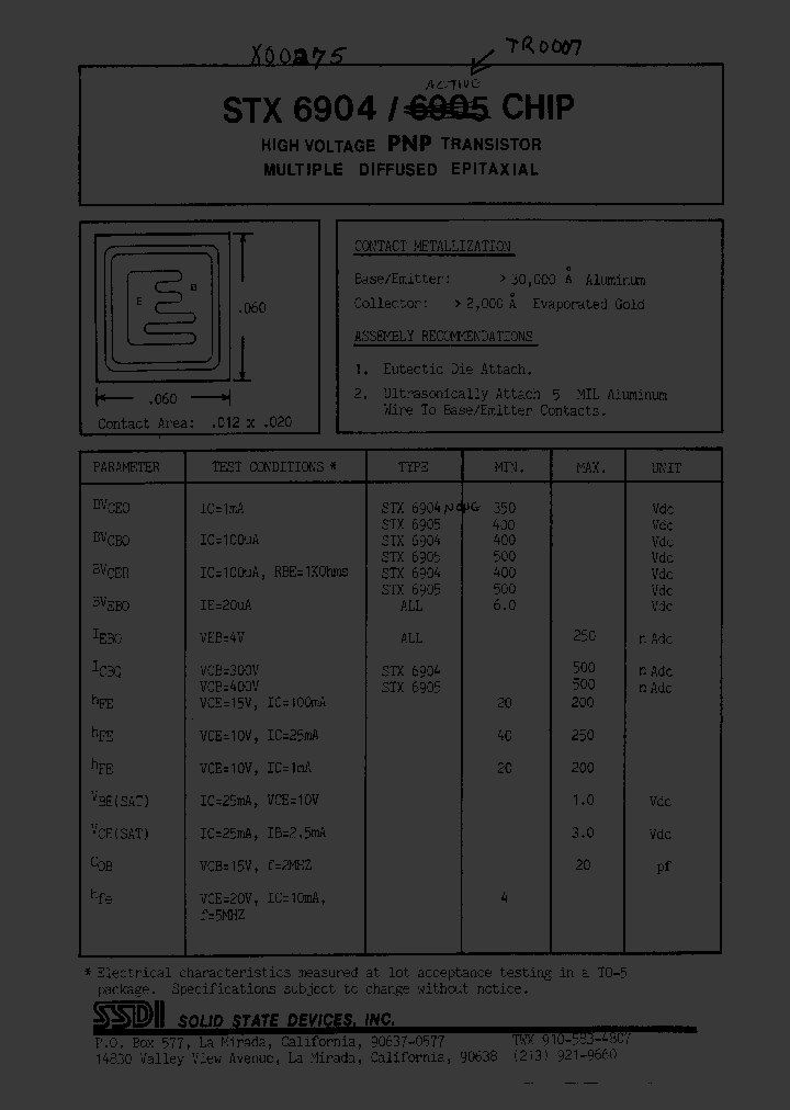 STX6905_1319690.PDF Datasheet