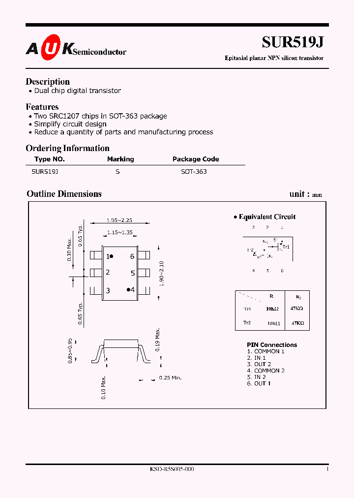 SUR519J_1319904.PDF Datasheet