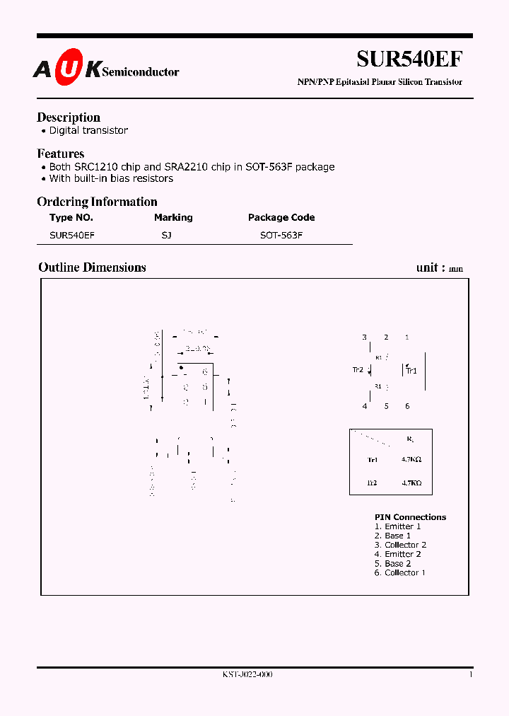 SUR540EF_1176467.PDF Datasheet