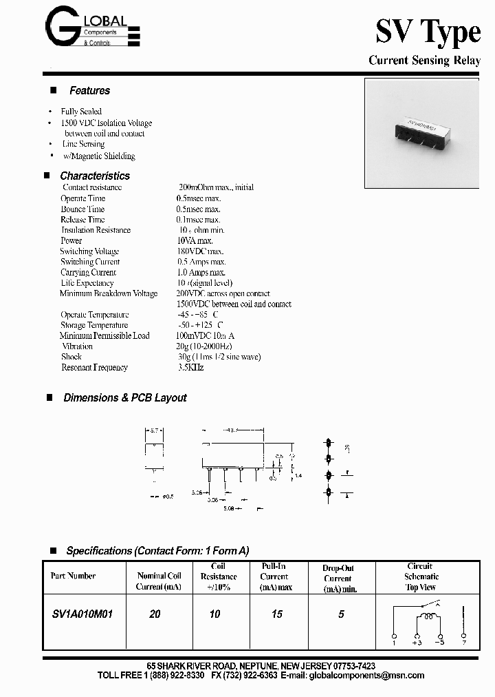 SV1A010M01_1319985.PDF Datasheet