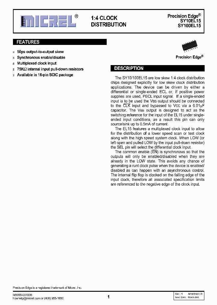 SY100EL15ZC_1018285.PDF Datasheet