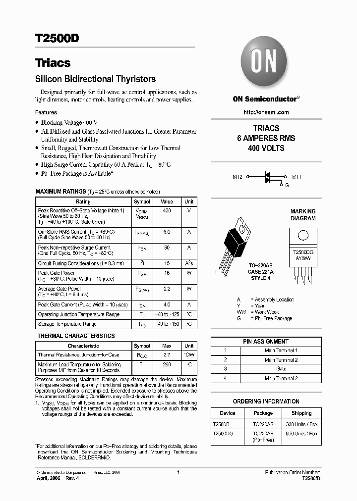 T2500DG_1320881.PDF Datasheet