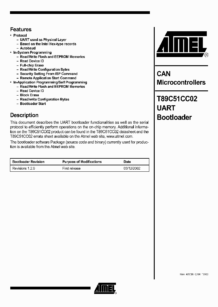 T89C51CC0203_1119185.PDF Datasheet