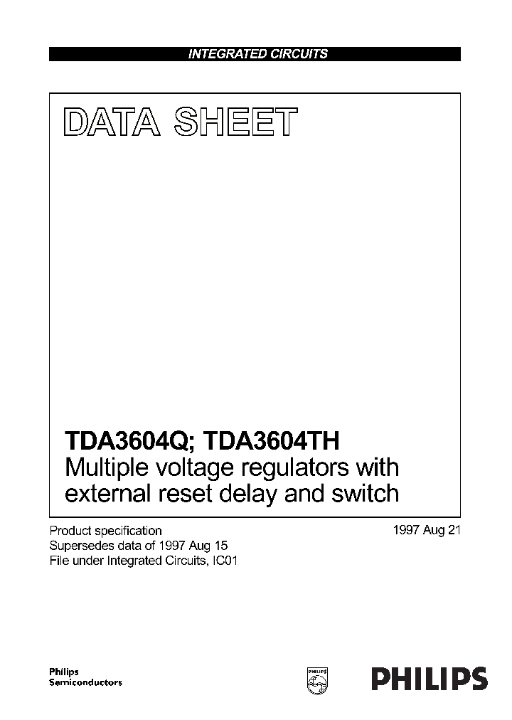 TDA3604TH_1069158.PDF Datasheet