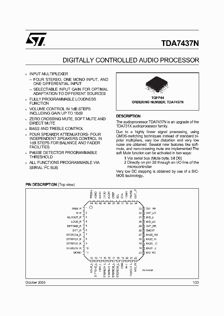 TDA7437N_1323553.PDF Datasheet