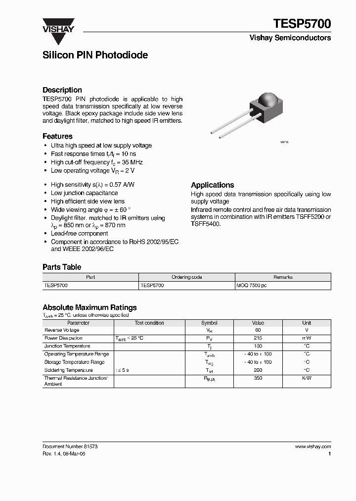 TESP5700_1324208.PDF Datasheet