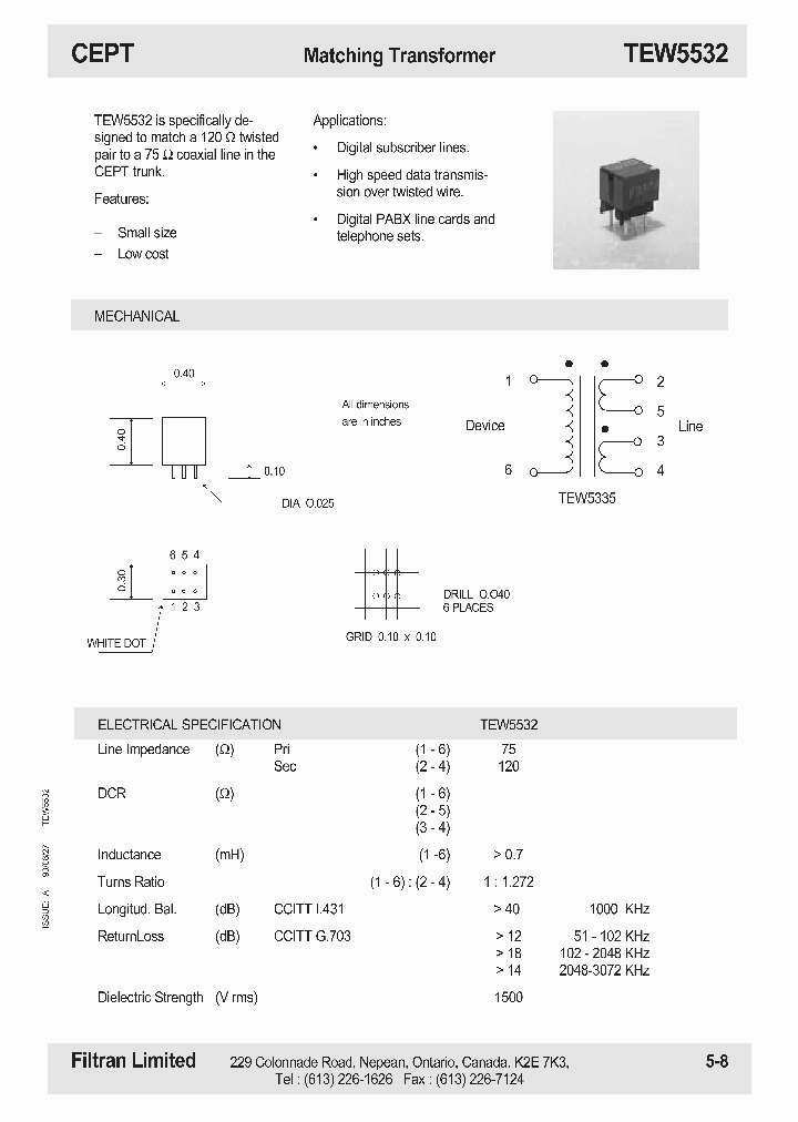 TEW5532_1324235.PDF Datasheet