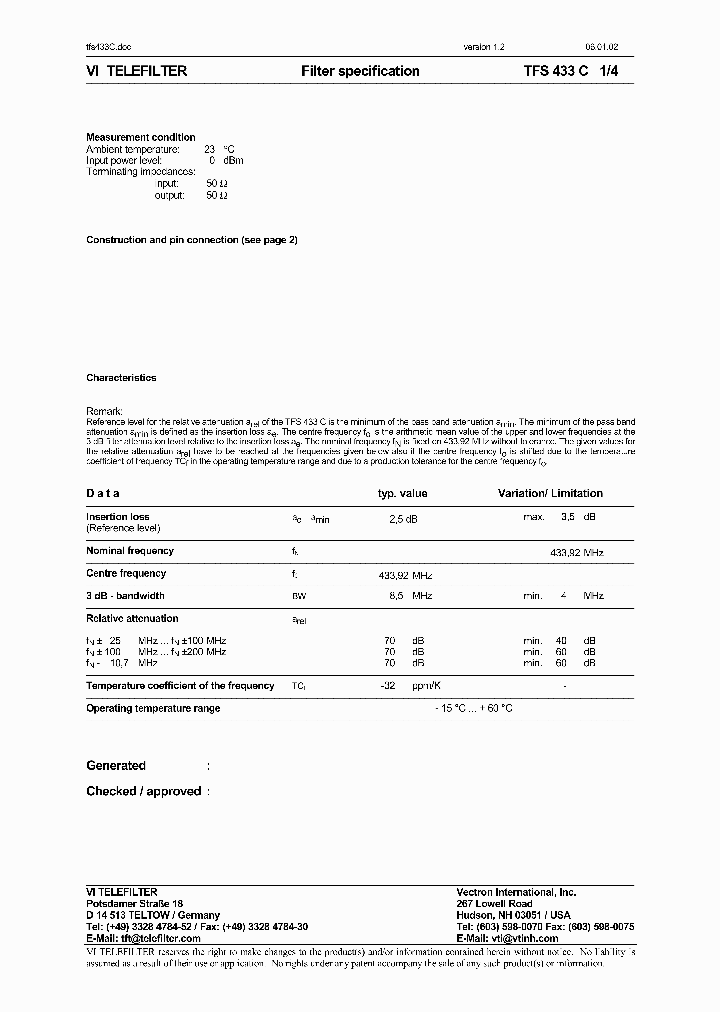 TFS433C_1324611.PDF Datasheet