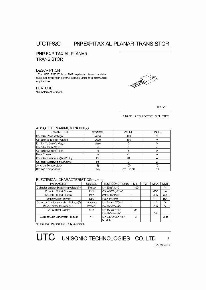 TIP32C_1325319.PDF Datasheet