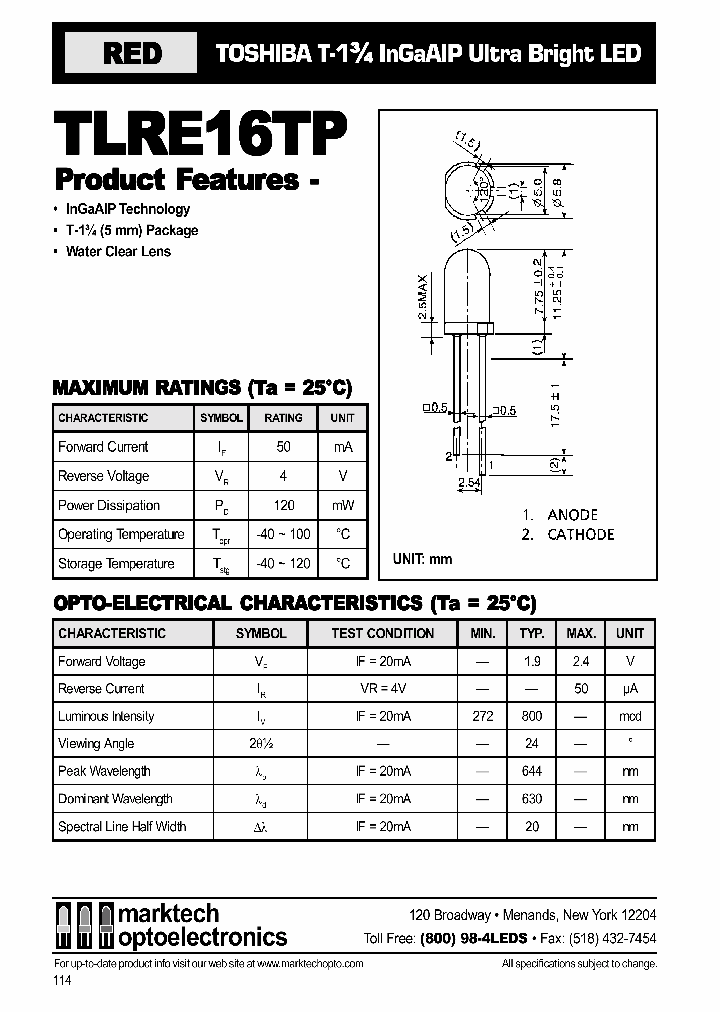 TLRE16TP_1326492.PDF Datasheet