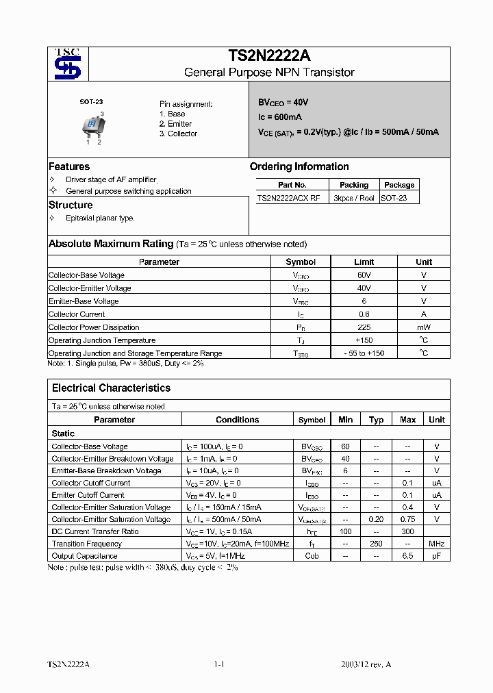 TS2N2222ACXRF_1328928.PDF Datasheet